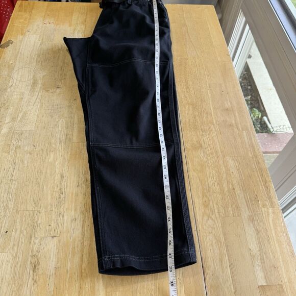 Without Walls UO Belted Hiking Pants Cotton Black Mens Medium Relaxed PRISTINE - Picture 9 of 13